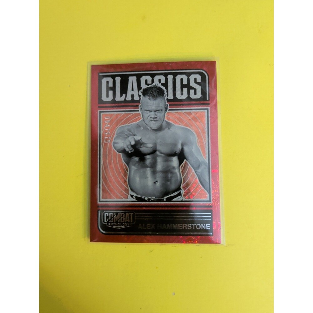 2025 Panini Combat Anthology Alex Hammerstone Classics /275 No. 9
